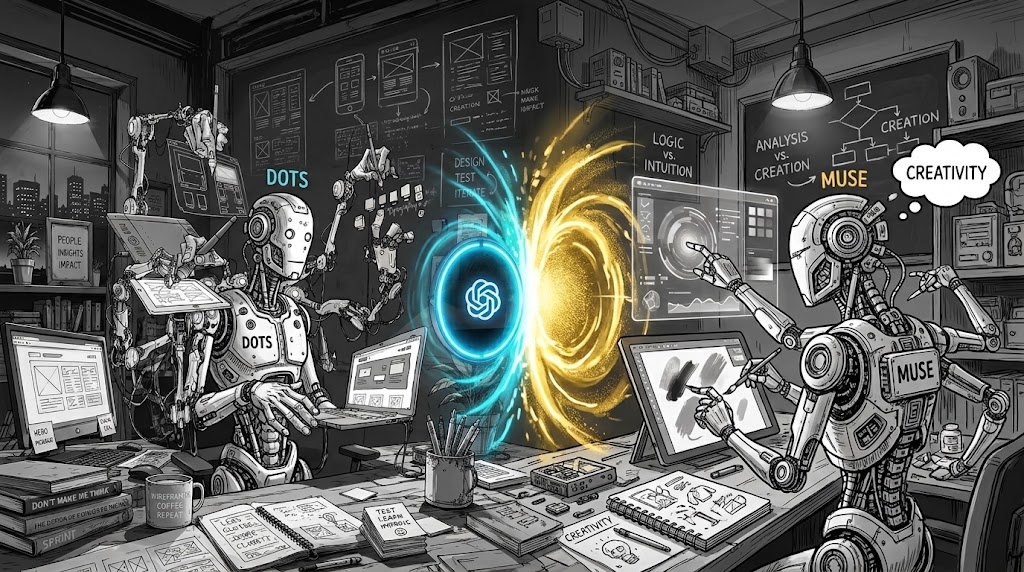 Agentes IA: Dots vs Muse